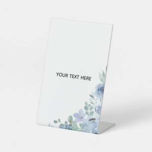 Create Your Own Floral Pedestal Sign