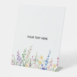 Create Your Own Floral Pedestal Sign