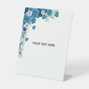 Create Your Own Floral Pedestal Sign