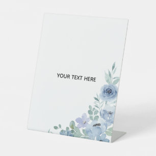 Create Your Own Floral Pedestal Sign