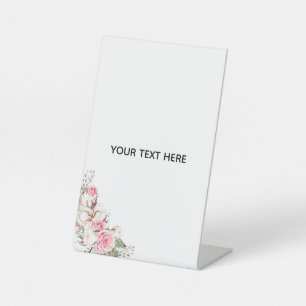 Create Your Own Floral Pedestal Sign
