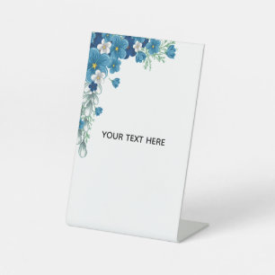 Create Your Own Floral Pedestal Sign