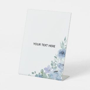 Create Your Own Floral Pedestal Sign