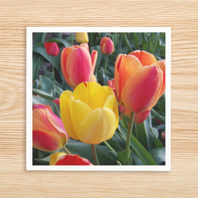 Create Your Own Floral Photo Napkin (Photo Napkins)
