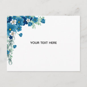 Create Your Own Floral Postcard