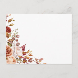 Create Your Own Floral Postcard