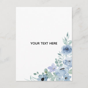 Create Your Own Floral Postcard