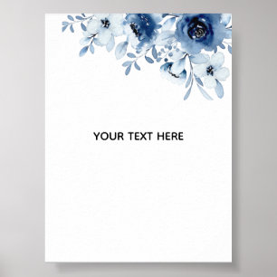 Create Your Own Floral Poster