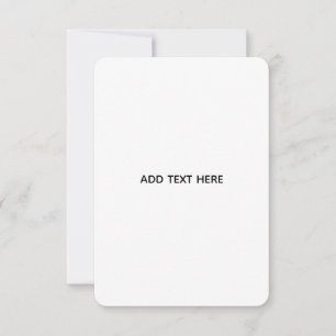 Create Your Own Floral RSVP Card