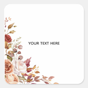 Create Your Own Floral Sticker