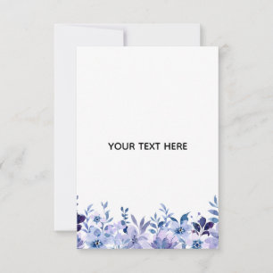 Create Your Own Floral Thank You Card