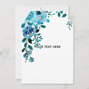 Create Your Own Floral Thank You Card