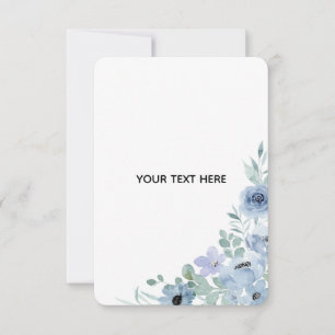 Create Your Own Floral Thank You Card