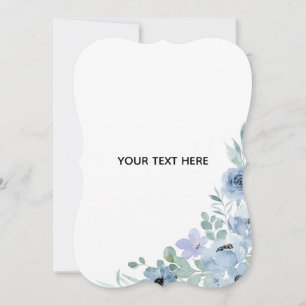 Create Your Own Floral Thank You Card
