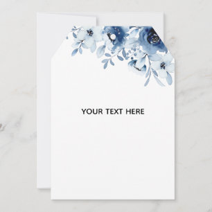Create Your Own Floral Thank You Card