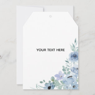 Create Your Own Floral Thank You Card