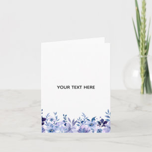 Create Your Own Floral Thank You Card