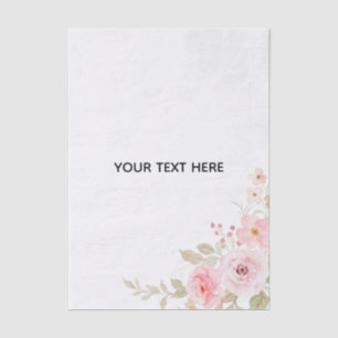 Create Your Own Floral Tissue Paper