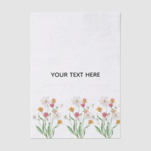 Create Your Own Floral Tissue Paper