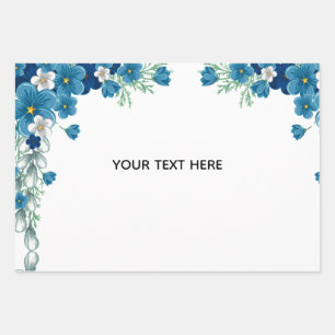 Create Your Own Floral Wrapping Paper Sheet