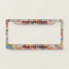 Create Your Own Flowers License Plate Frame
