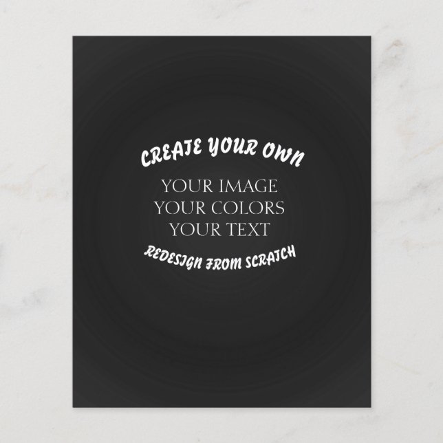 Create Your Own Flyer (Front)