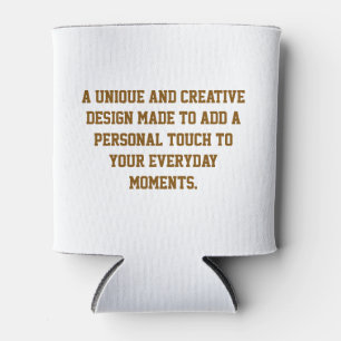 Create Your Own Foam Can Cooler