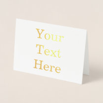 Create Your Own Foil Card