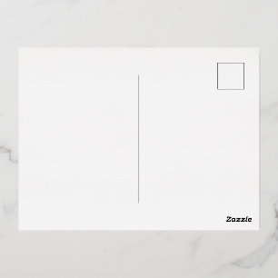 Create Your Own Foil Invitation Postcard