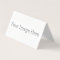 Create Your Own Folded Business Card