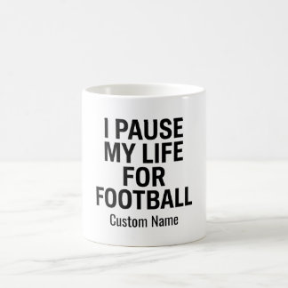 Create Your Own Football Mug | I Pause My Life for