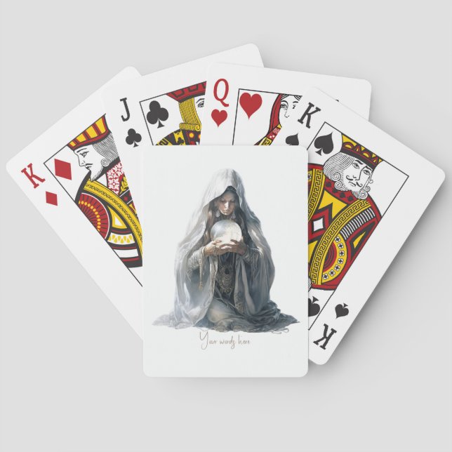 Create Your Own Fortune Teller Playing Cards (Back)