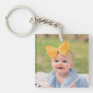 Create Your Own Frameless Kids Children Baby Photo Key Ring