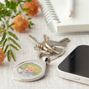 Create Your Own Frameless Kids Children Baby Photo Key Ring