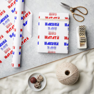 Create Your Own French Flag Wrapping Paper