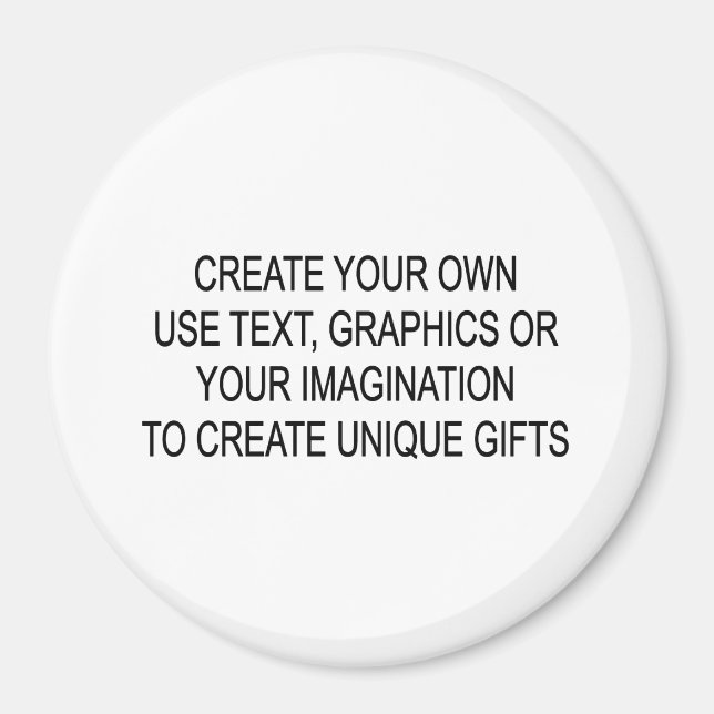 Create Your Own Fridge Magnets (Front)