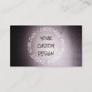 Create Your Own Fully Customised Business Card