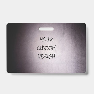 Create Your Own Fully Customised ID Badge
