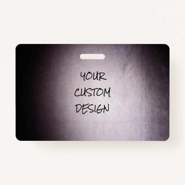 Create Your Own Fully Customised ID Badge (Front)