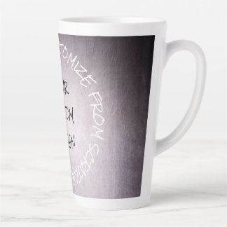 Create Your Own Fully Customised Latte Mug