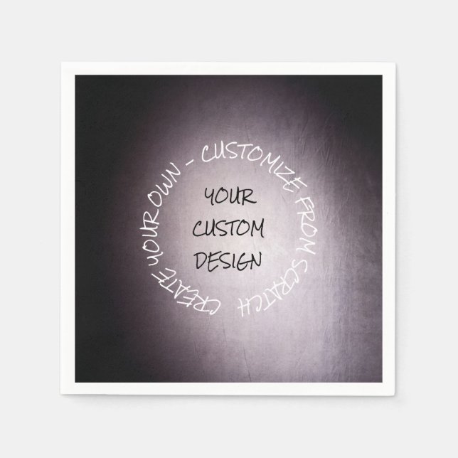 Create Your Own Fully Customised Napkin (Front)