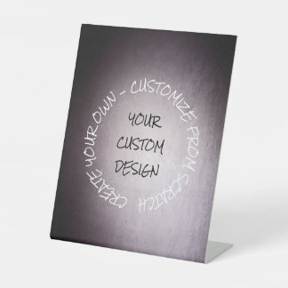 Create Your Own Fully Customised Pedestal Sign