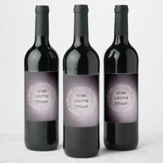 Create Your Own Fully Customised Wine Label