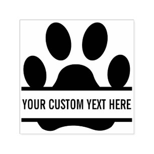Create Your Own Funny Paw Print Self-inking Stamp