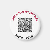 Create Your Own Funny QR Code Magnets Template