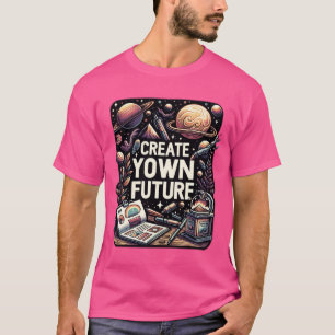 Create Your Own Future – Motivational Typography T-Shirt