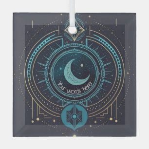 Create Your Own Geometric Celestial Lunar Glass Tree Decoration