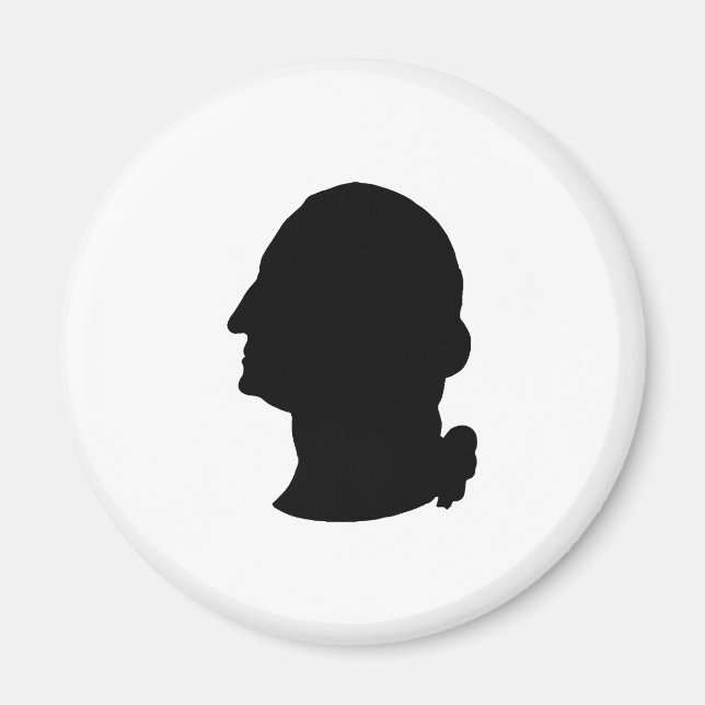 Create Your Own George Washington Silhouette Magnet (Front)