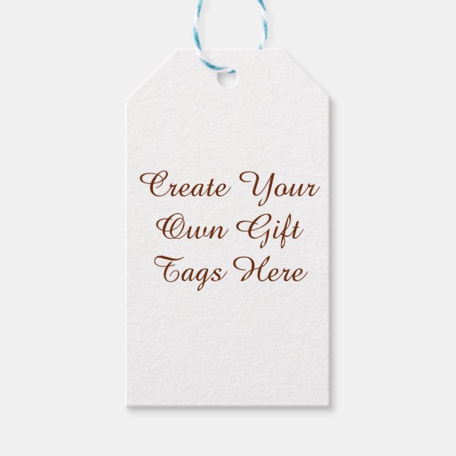 Create Your Own Gift tags Here (Front)