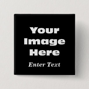 Create Your Own Gift Template 15 Cm Square Badge